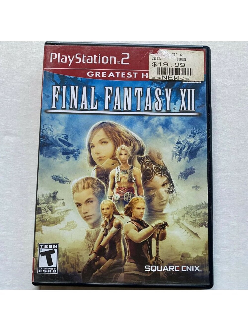 Final Fantasy XII 12 Greatest Hits Sony PlayStation 2 with Case and manual